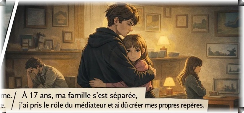 BD : Debout dans l'effondrement familial