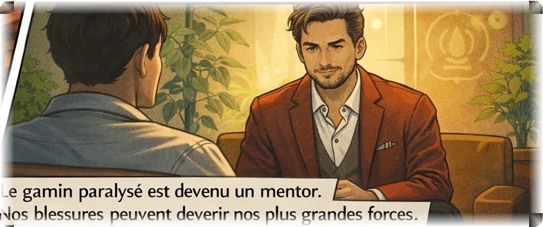 BD : Le gamin paralys&eacute; est devenu un mentor